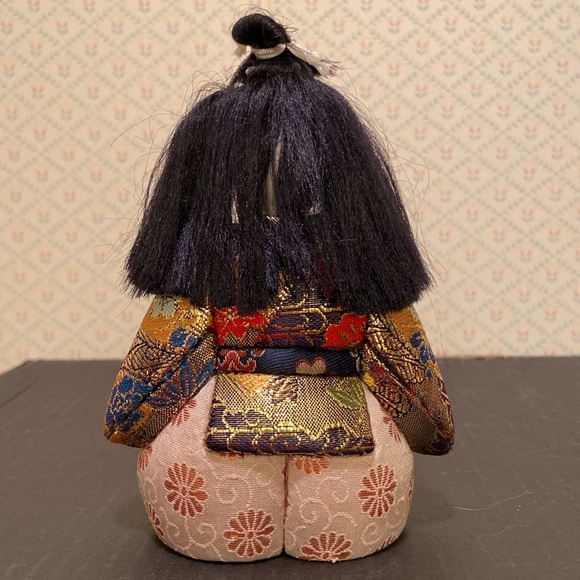 Japanese Vintage Handmade Dolls Gorgeous Kimonos Girl and Boy - Picture 9 of 14